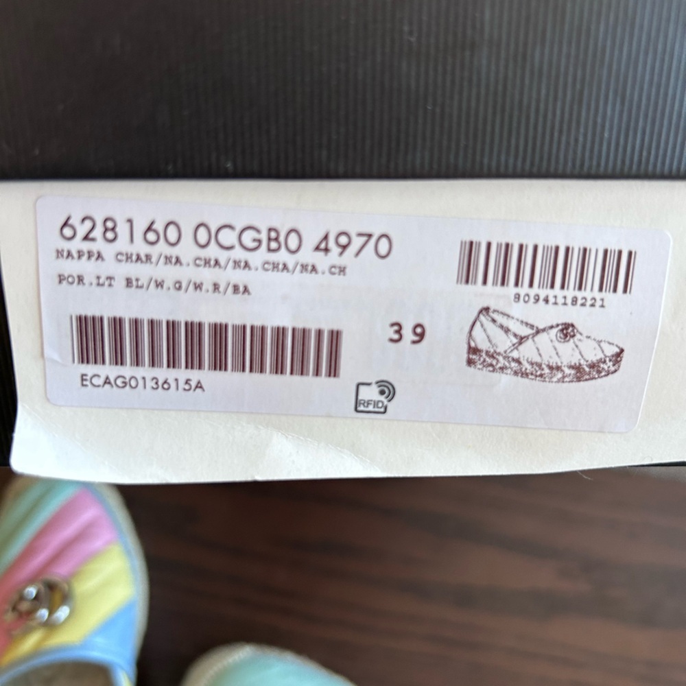Gucci GG Marmont Pastel Espadrilles - Picture 11 of 11